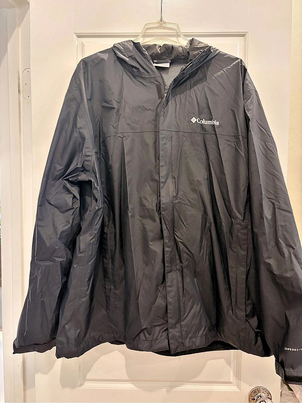 Columbia Men's Watertight II Jacket Black Lightweight Jacket Size XXL